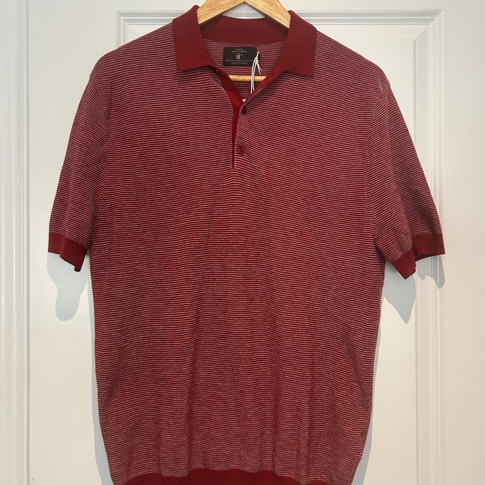 Classic Burgundy Polo Shirt